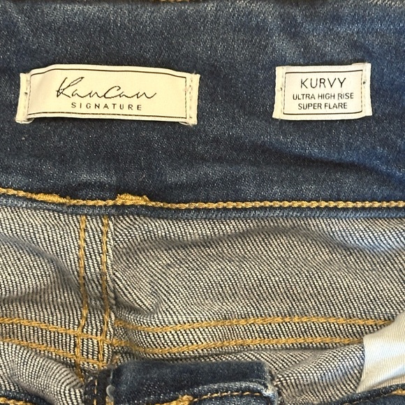 KanCan Dark Blue Flare Jeans Women’s Size 31 - Picture 5 of 9